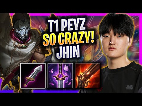 T1 PEYZ IS SO CRAZY WITH JHIN! - T1 Peyz Plays Jhin ADC vs Ashe!