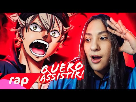 (QUE HYPE!!) 2 EM 1 - 7MZ & FLASH BEATS - Rap do Asta & Rap do Luck (Black Clover) REACT