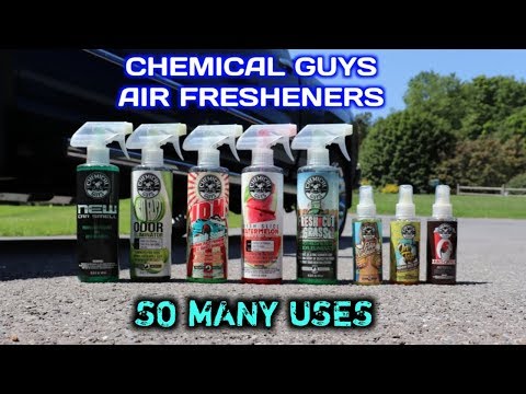 Chemical Guys Air Fresheners.  For more than just cars. Car air fresheners
