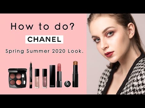 (EN/CH) Chanel SPRING-SUMMER 2020 makeup look - 'DESERT DREAM'