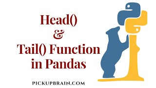 Head and Tail Function in Python Pandas