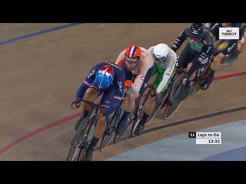 Day Two MEN'S OMNIUM 4/4 POINTS RACE Milton CAN   2023 Tissot UCI Track Nations Cup