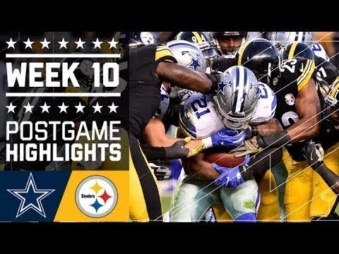 Cowboys vs. Steelers | NFL Week 10 Game Highlights