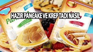 Markette satılan pancake ve krep karışımlarını denedik