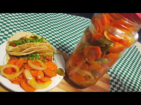 Encurtido de zanahoria🥕🥕🌶, ¡especial para acompañar los antojitos mexicanos!