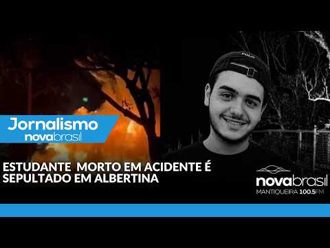 ESTUDANTE  MORTO EM ACIDENTE É SEPULTADO EM ALBERTINA