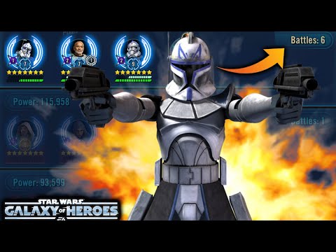 Captain Rex is literally taking over Galaxy of Heroes