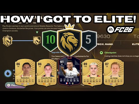 HOW I GOT TO ELITE DIVISION! | TACTICS + GAMEPLAY | FC 26