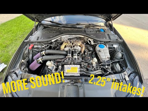 Audi 4.0T 2.25” Intakes Install