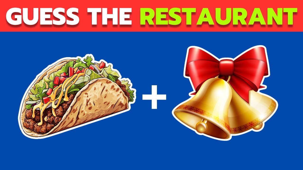 Guess the Fast Food Restaurant by Emoji? 🍕 🥤🍔 Food Emoji Quiz Challenge