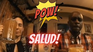 Grabbing some drinks and food in Playa Del Carmen