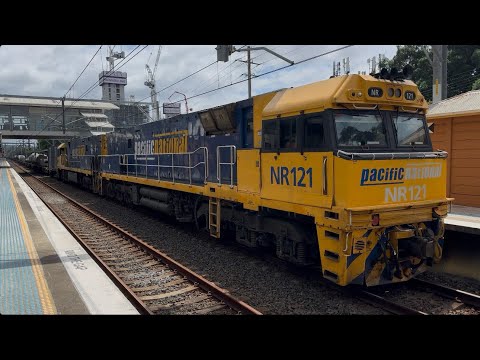 22/1/26 - Pacific National 5NY3 passing Rhodes with NR121 and NR69