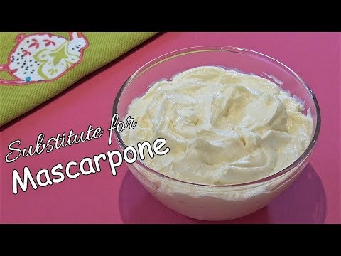 Substitute for Mascarpone Cheese