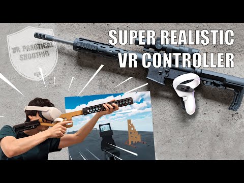 VR Practical Shooting 09 Devlog - the ControlAR, 3D printed VR attachment