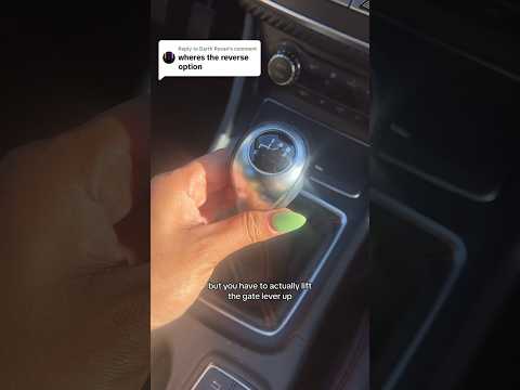 Part of a video titled Where is REVERSE GEAR in your car? #reverse #gear ... - YouTube