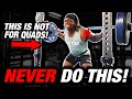 NEVER Do THIS Leg Exercise! (INSTEAD DO THIS!)