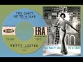 KETTY LESTER - You Can't Lie to a Liar (1962 ...