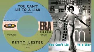 KETTY LESTER - You Can't Lie to a Liar (1962)