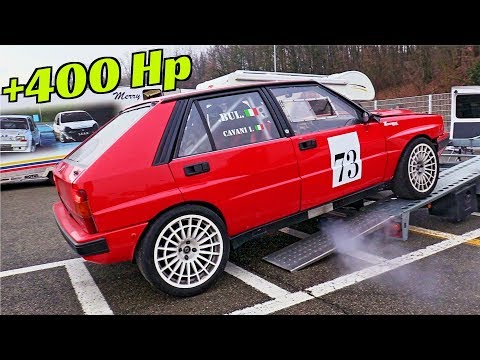 +400hp Lancia Delta HF Integrale Proto + Sequential Gearbox - OnBoard & Action at Varano Rally Krono