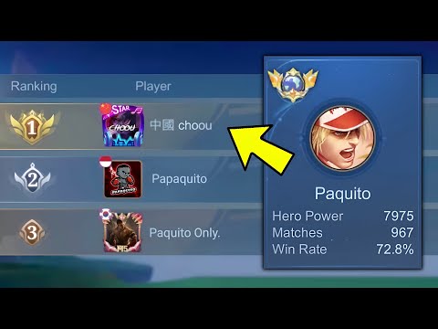 FINALLY!! TOP 1 GLOBAL PAQUITO BUILD AND EMBLEM TUTORIAL - Mobile Legends