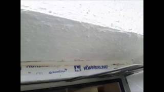 How to remove plastic labelling off new windows