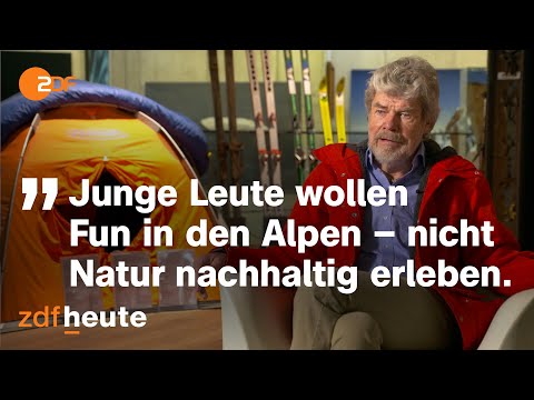 Bergsteiger-Legende Messner kämpft für Nachhaltigkeit in den Alpen