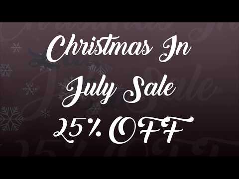 Christmas in July SALE