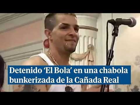 Detenido 'El Bola', del clan de 'Los Gordos', en una narcochabola blindada con 7 puertas acorazadas