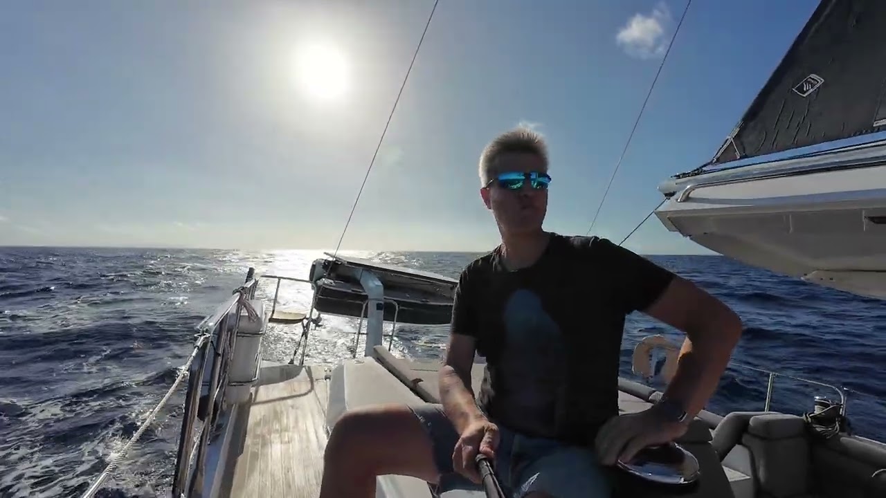 From Jolly Harbour, Antigua to Christophe Harbour, St. Kitts! Perfect Winds and Sunrise Magic.