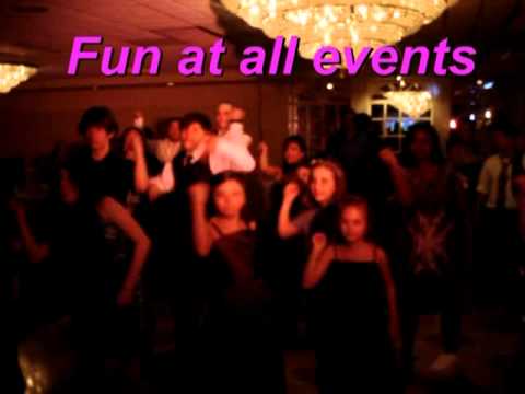 Baltimore Mitzvah school wedding - DJ Billy Zee Music Video Screens