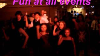 Baltimore Mitzvah school wedding - DJ Billy Zee Music Video Screens
