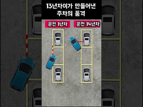 13년 차이가 만들어낸 주차의 품격 #shorts