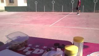 preview picture of video 'Campeonato de frontenis de San Esteban 2013 partido de la 1º fase por grupos..'