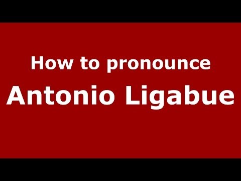 How to pronounce Antonio Ligabue (Italian/Italy) - PronounceNames.com