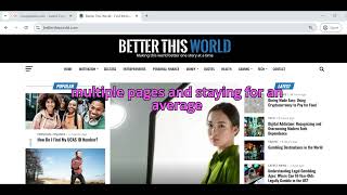 BetterThisWorld.com 2024, Traffic Analytics, Guest Post, Ranking & Audience