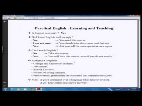 Practical English: Learning and Teaching