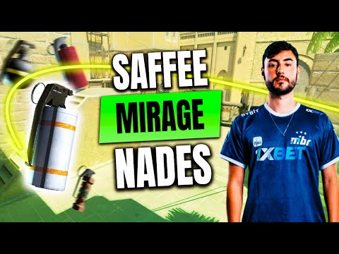 saffee Nades — Mirage vs Mouz — CS2 POV PERFECT WORLD SHANGHAI MAJOR 2024