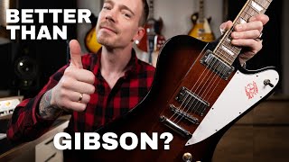 Video thumbnail for Epiphone Inspired By Gibson Firebird | Epiphone Firebird Review / Demo by Tom Roger Thu
