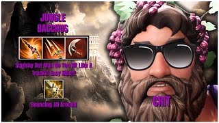 Jungle Series Bacchus || Squishy But Man Can You Hit Like A Truck!!! Easy Kills!!!