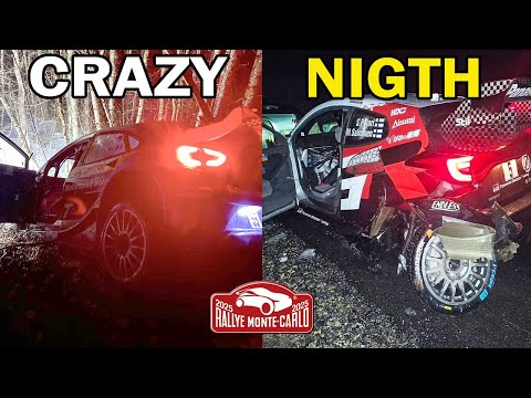 WRC Rallye Monte-Carlo 2026 | Crashes - Mistakes - Actions | Thursday Highlights - Sami Pajari Crash