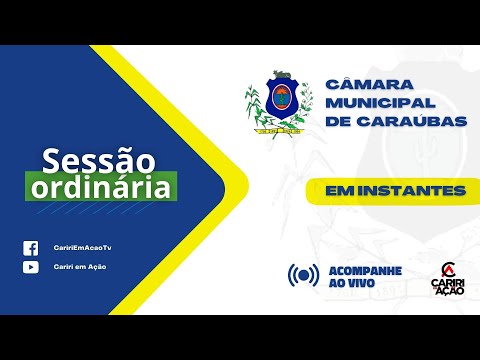 SESSÃO ORDINÁRIA DA  CÂMARA DE CARAÚBAS - PB - 30/04/2024