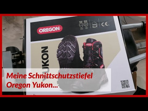 Meine neuen Schnittschutzstiefel Oregon Yukon