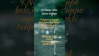 Download lagu 10 Pitutur luhur dari Sunan Kalijaga mp3