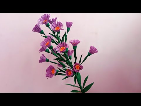 How To Make An Aster Paper Flower {FULL TUTORIAL}