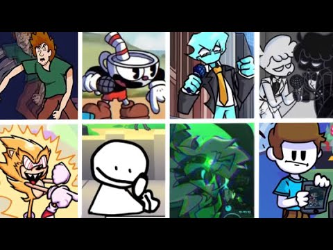 God Eater (New Mix) but every turn a different character cover is used (fnf but everyone sings it)