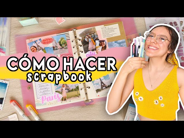 Vídeo relacionado con 200 Hojas Papel Scrapbooking Decoración, 2 Estilos Papel Scrapbook Accesorios, Accesorios Diario Scrapbooking para Album Recortes DIY Fotos Diario Cuaderno