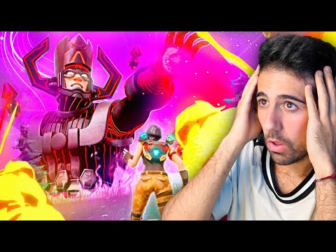 REACCIONANDO al EVENTO FINAL de GALACTUS EN FORTNITE