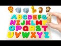 Learn ABC With Peppa Pig Bluey And PAW Patrol Alphabet Puzzle Preschool Toddler Learning Videos