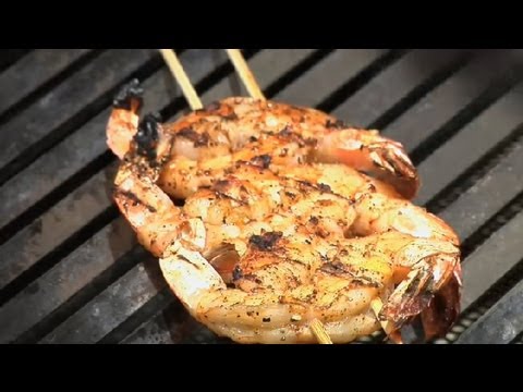 How to Grill Buttery Shrimp : Grilled Shrimp Recipes