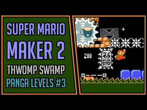 SMM2 | Pit of PePanga: Thwomp Swamp | Panga Levels #3 | [1080p60]